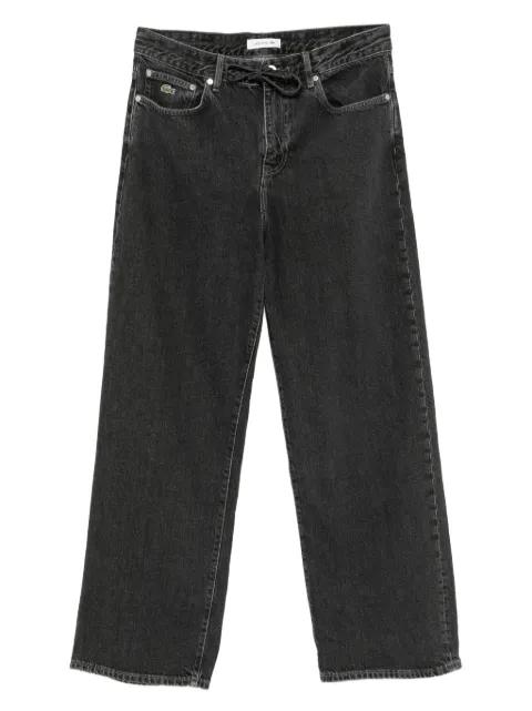cotton wide-fit jeans by LACOSTE