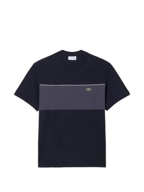 crew-neck colourblock T-shirt by LACOSTE