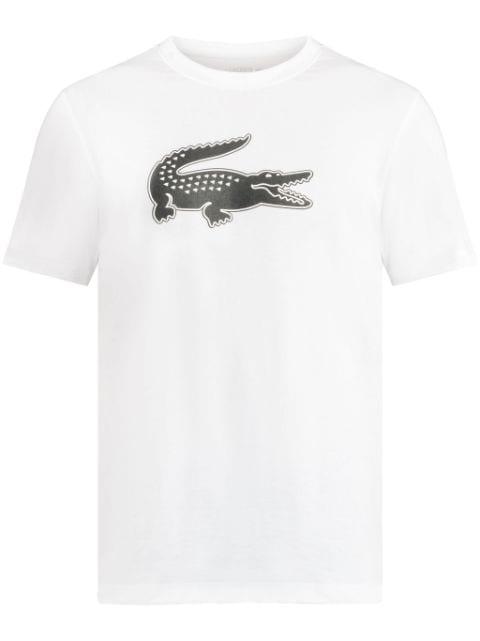 crocodile-print jersey T-shirt by LACOSTE