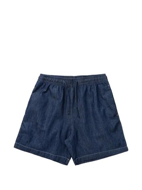 drawstring-waist contrast-stitch shorts by LACOSTE