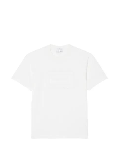 embossed-logo round-neck T-shirt by LACOSTE