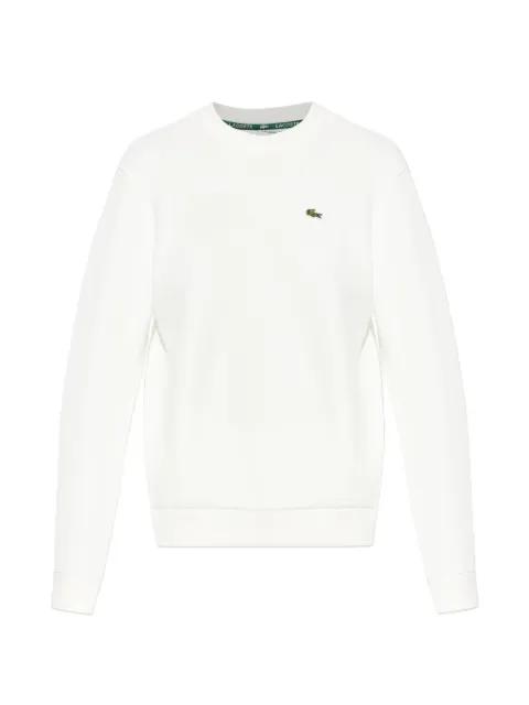 embroidered crew-neck sweatshirt by LACOSTE