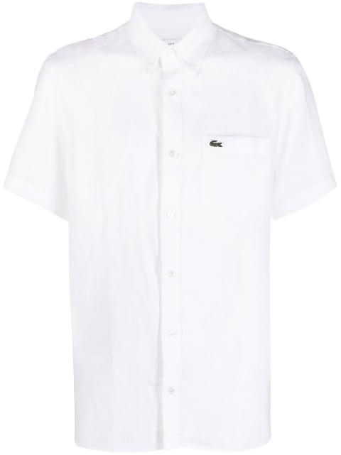 embroidered logo short-sleeve shirt by LACOSTE