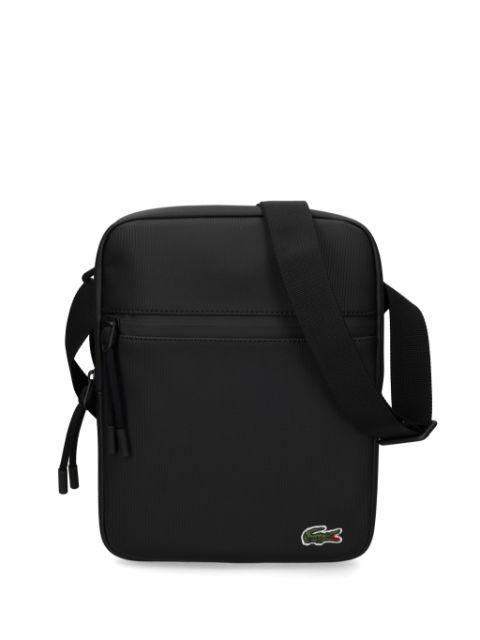 embroidered logo shoulder bag by LACOSTE