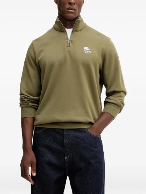 half-zip logo sweater by LACOSTE