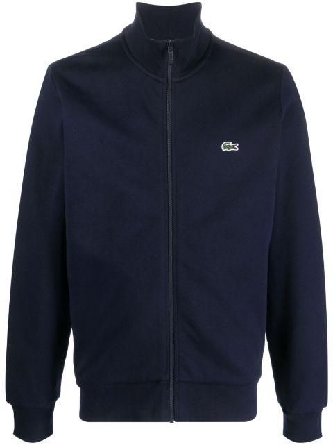 high-neck zip-fastening sweatshirt by LACOSTE