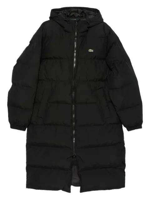 hoodied puffer coat by LACOSTE