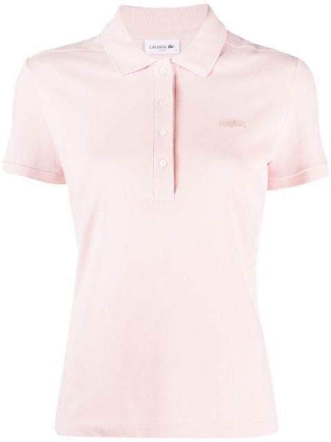 logo-appliqué cotton polo shirt by LACOSTE