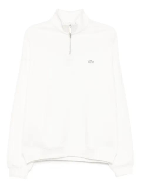 logo-appliqué cotton sweatshirt by LACOSTE