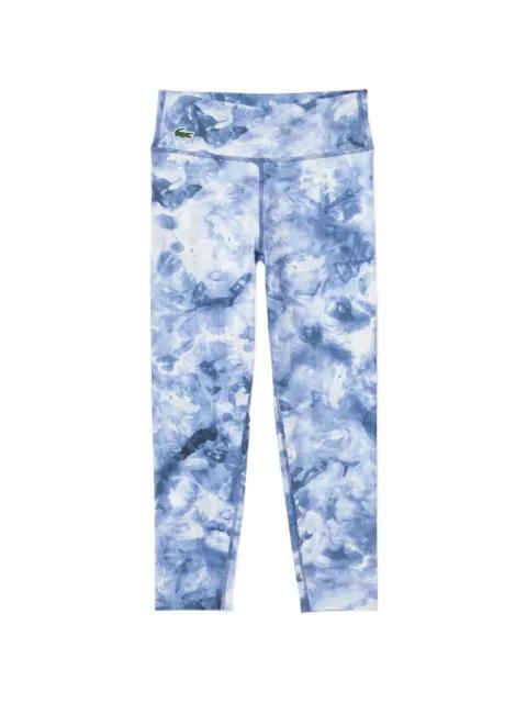 logo-appliqué printed sport leggings by LACOSTE