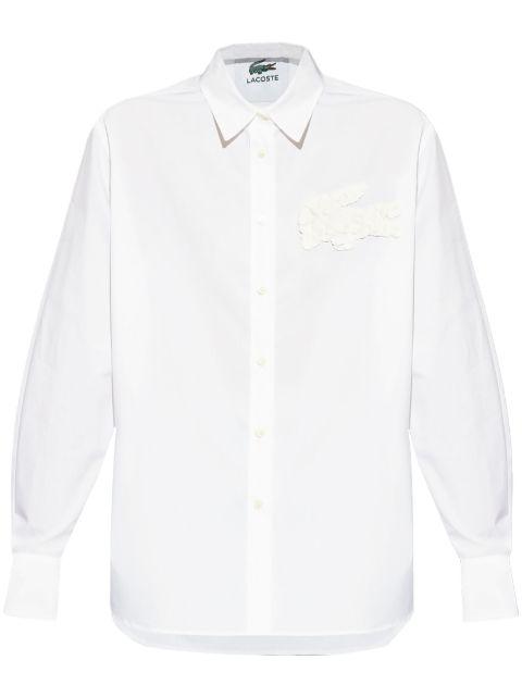 logo-appliqué shirt by LACOSTE
