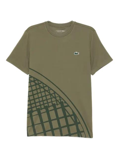 logo-embroidered T-shirt by LACOSTE