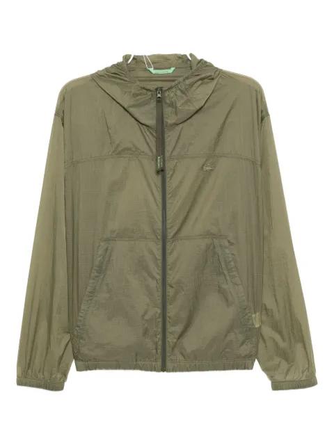 logo-embroidered jacket by LACOSTE