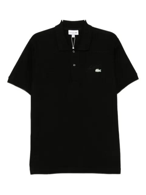 logo-embroidered polo shirt by LACOSTE