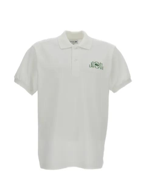 logo-embroidered polo shirt by LACOSTE
