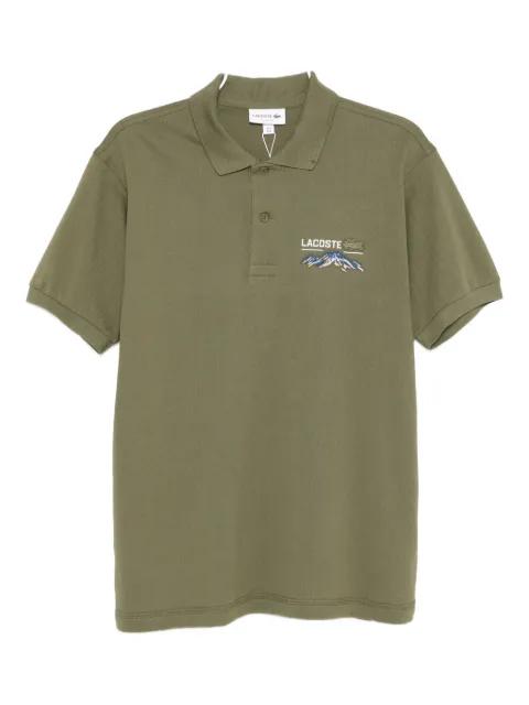 logo-embroidered polo shirt by LACOSTE