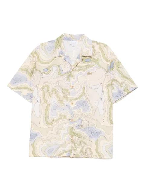 logo-embroidered shirt by LACOSTE