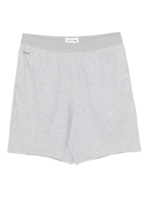 logo-embroidered shorts by LACOSTE logo-embroidered shorts by LACOSTE