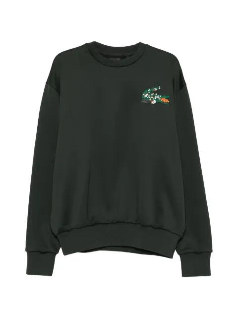 logo-embroidered sweatshirt by LACOSTE