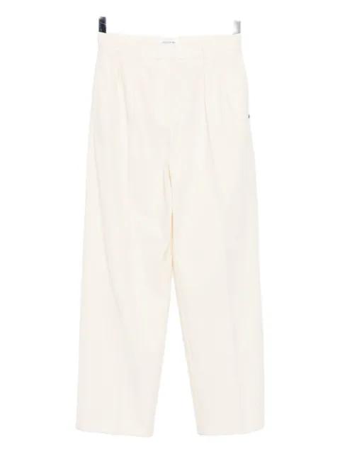 logo-embroidered trousers by LACOSTE