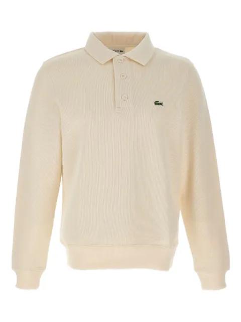 logo-embroidery long-sleeve polo shirt by LACOSTE
