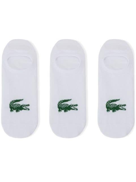 logo-jacquard socks (pack of three) by LACOSTE