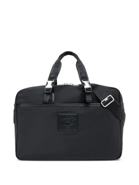 logo laptop bag by LACOSTE