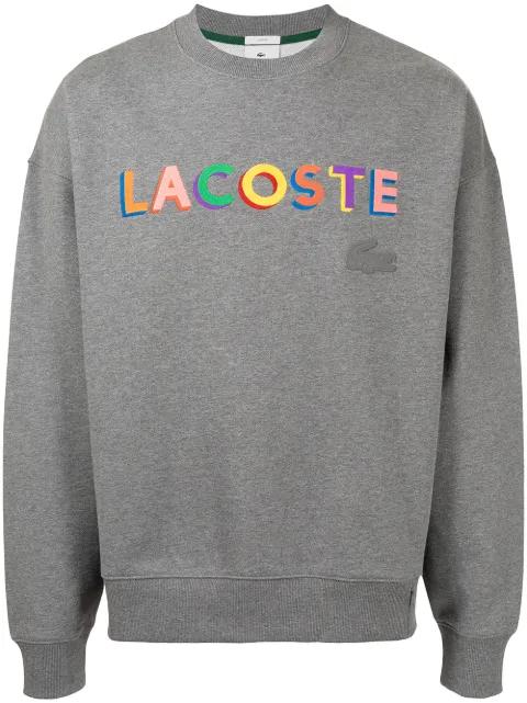 logo lettering sweatshirt by LACOSTE