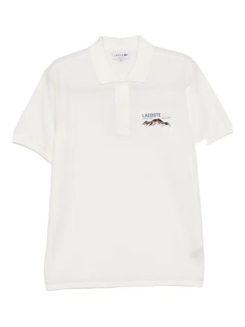 logo-motif polo shirt by LACOSTE