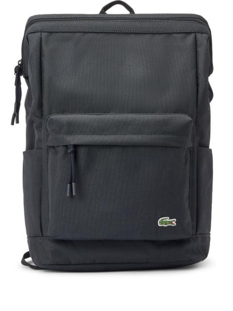 logo-patch backpack by LACOSTE