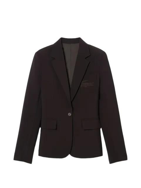 logo-patch blazer by LACOSTE
