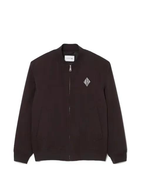 logo-patch bomber jacket by LACOSTE