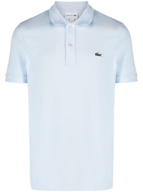 logo-patch cotton polo shirt by LACOSTE