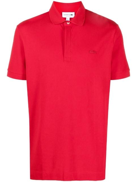 logo-patch cotton polo shirt by LACOSTE