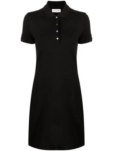 logo-patch detail polo dress by LACOSTE