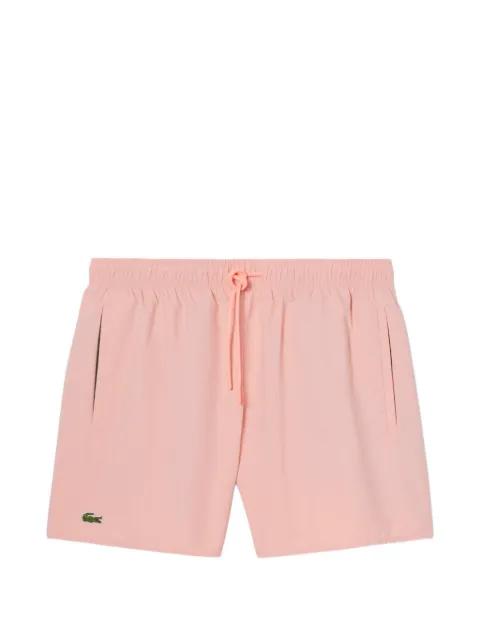 logo-patch drawstring swim shorts by LACOSTE