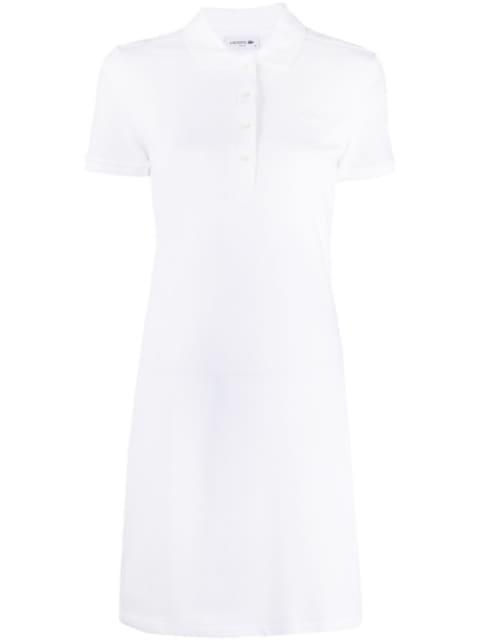 logo-patch polo dress by LACOSTE