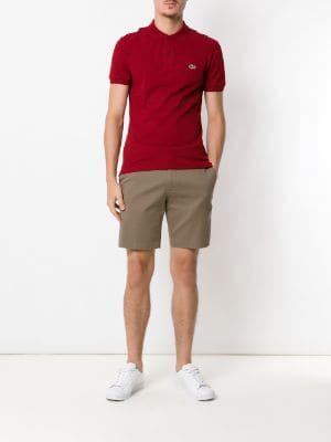 logo patch polo shirt by LACOSTE