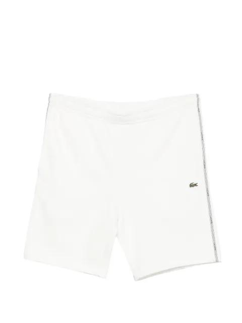 logo-patch side-stripe shorts by LACOSTE