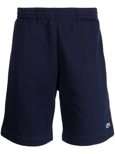 logo-patch track shorts by LACOSTE