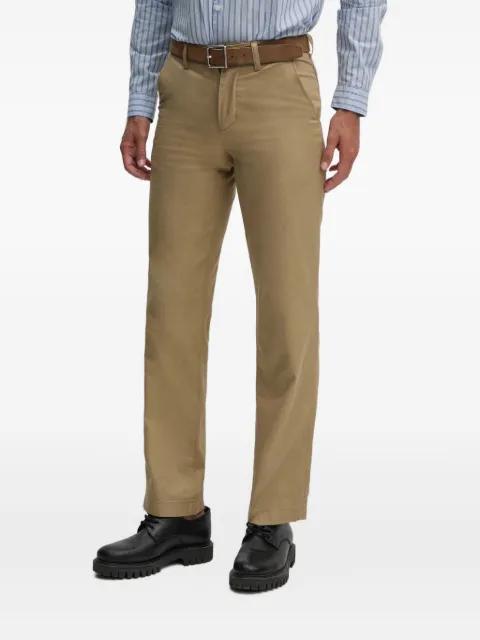 logo patch trousers by LACOSTE