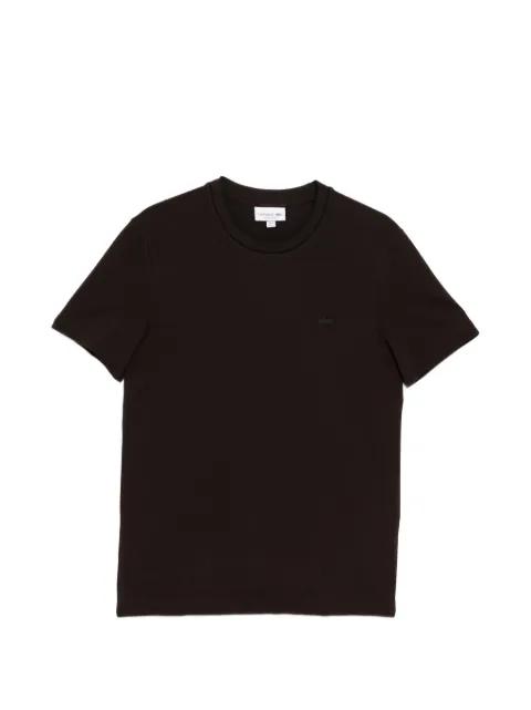 logo-patched crewneck T-shirt by LACOSTE