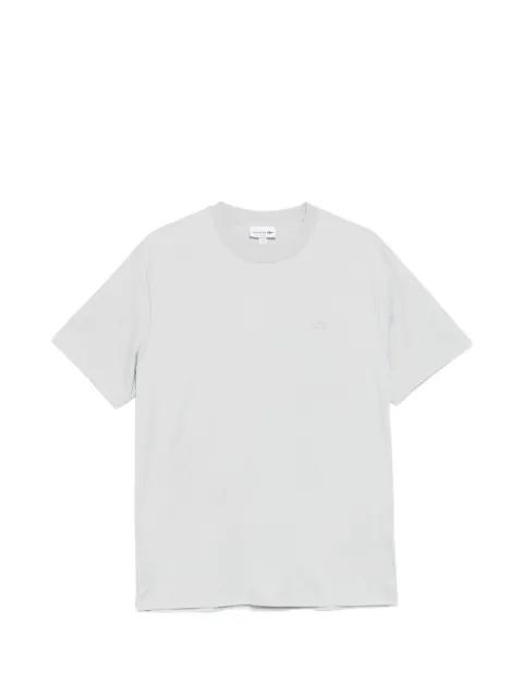 logo-patched round neck T-shirt by LACOSTE