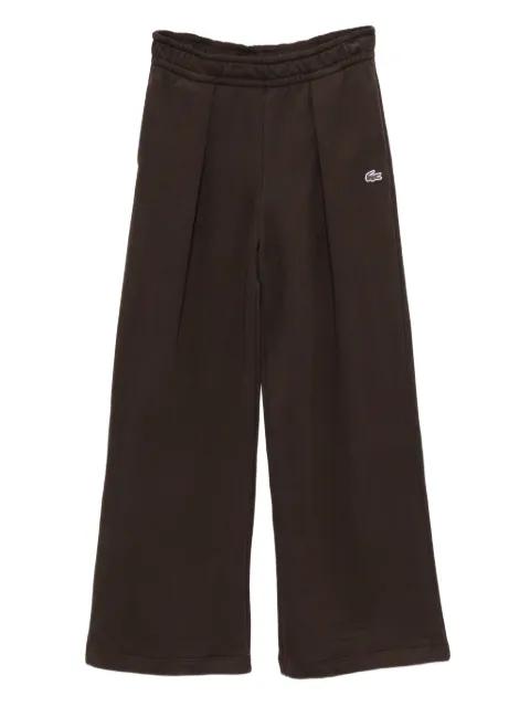 logo pleated track pants by LACOSTE