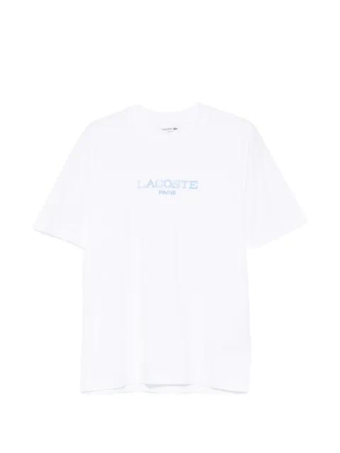 logo-print short-sleeve T-shirt by LACOSTE