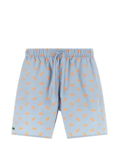 logo-print swim shorts by LACOSTE