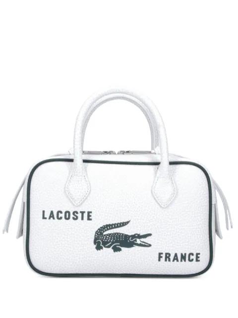 logo print tote bag by LACOSTE