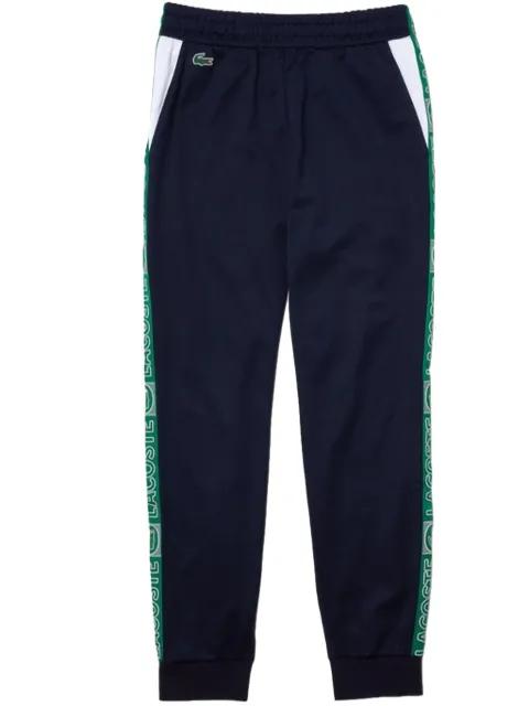 logo-tape "Navy" track pants by LACOSTE
