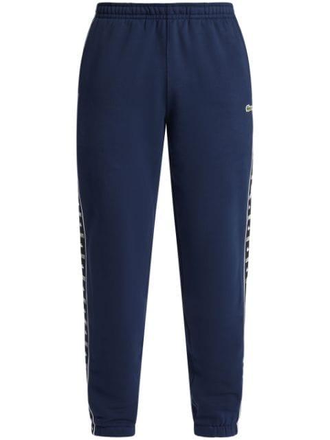 logo-tape track pants by LACOSTE
