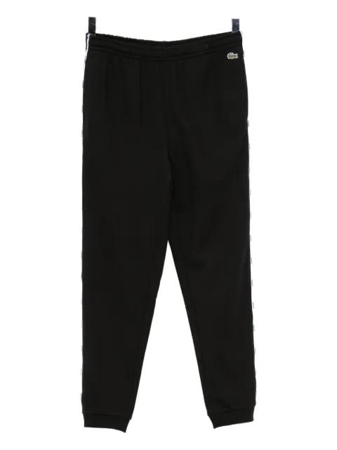 logo-trim cotton track pants by LACOSTE